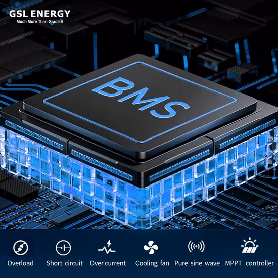 Gsl Energy off Grid Energy Storage Powerwall 48V 5kwh 10kwh 100ah 200ah Home Solar System LiFePO4 Battery