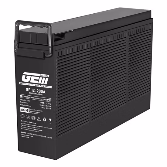 12V200ah AGM Gel Front Terminal Deep Cycle Solar UPS Battery for Telecom