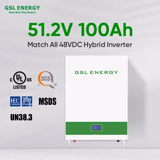 Gsl Energy off Grid Energy Storage Powerwall 48V 5kwh 10kwh 100ah 200ah Home Solar System LiFePO4 Battery