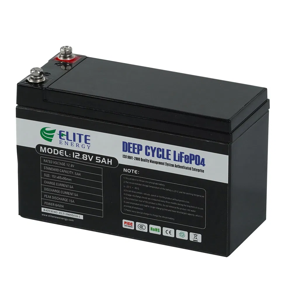 12,8 V 6 Ah 10 Ah Lithium-Ionen-Phosphat-Tiefzyklus-LiFePO4-Akku