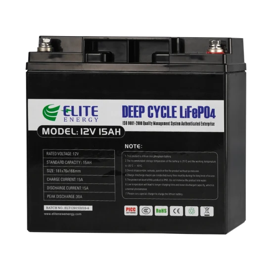 Elite 12V LiFePO4-Akku für GPS-Tracker, Verkauf, 6000 Zyklen, 15-Ah-Lithium-Eisenphosphat-Li-Ionen-Akku für USV, Solar-Straßenlaterne und Powerbank