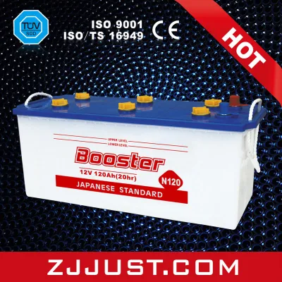 Professionelle Autobatterie, trockengeladene Autobatterie vom Typ N120